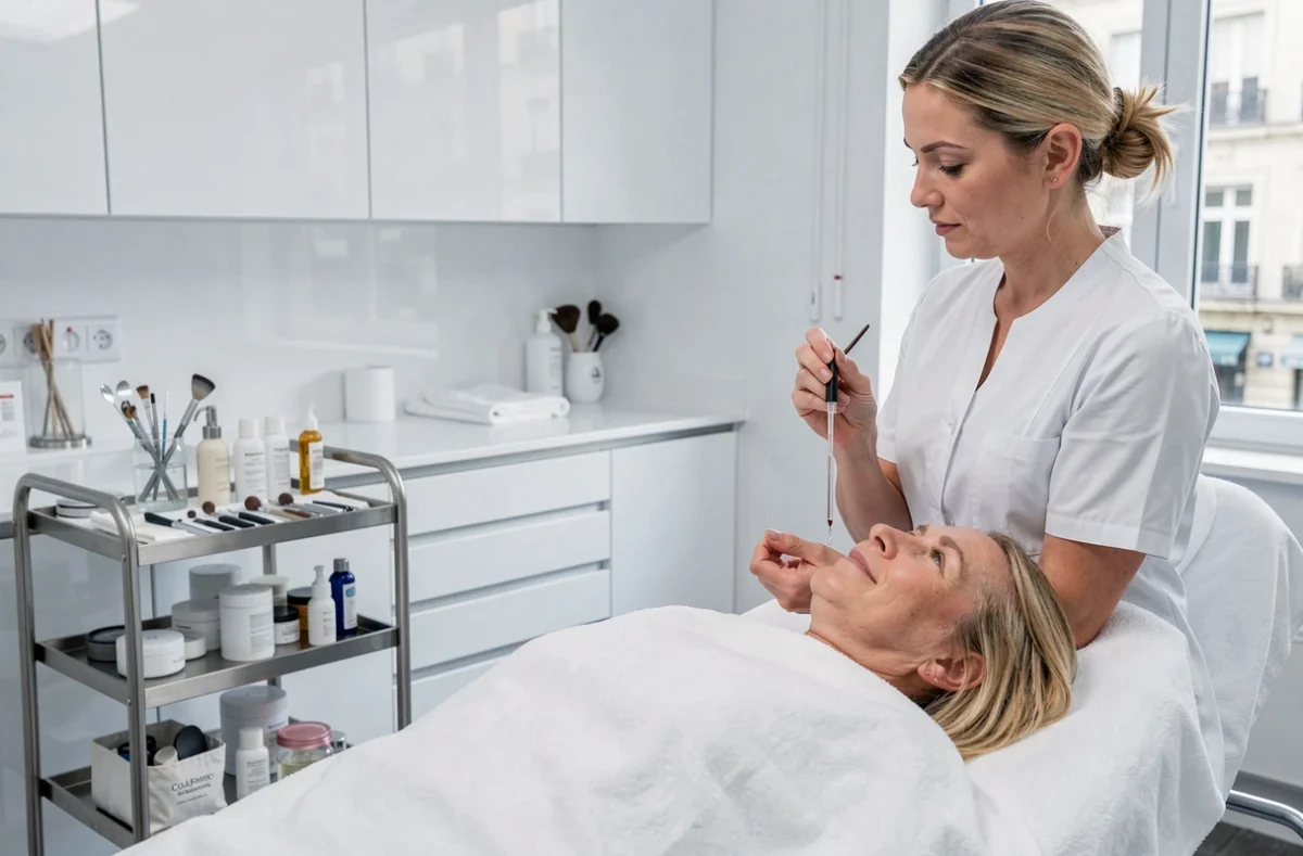 Soin professionnel en cabine à l'Institut Absolut Beauty à Haguenau