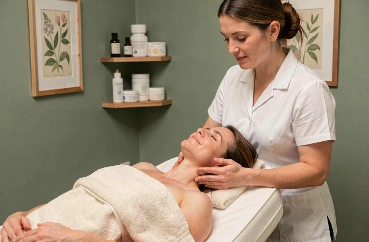Soin du visage relaxant dans l'institut Bien Être et Beauté à Saverne