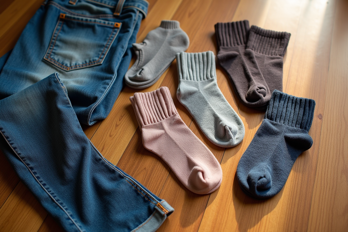 chaussettes jeans